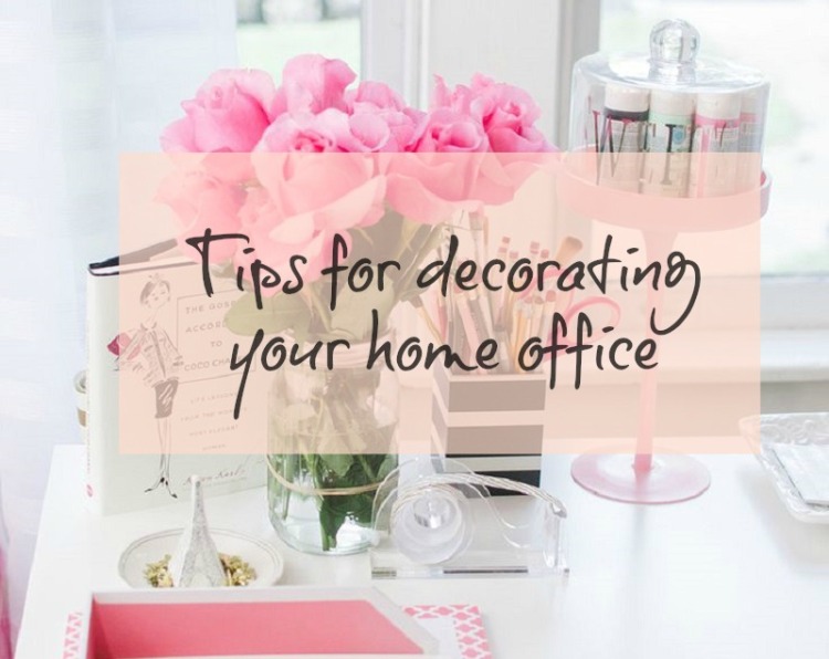 7 tips for decorating your home office + desk